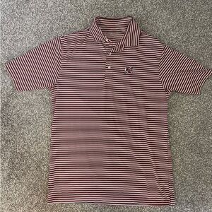 Onward Reserve Uga Georgia Bulldog Striped Polo Shirt